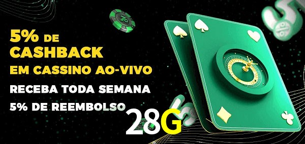 Promoções do cassino ao Vivo 28G